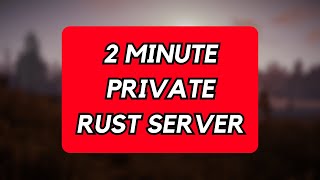How to Make a Rust Server Private