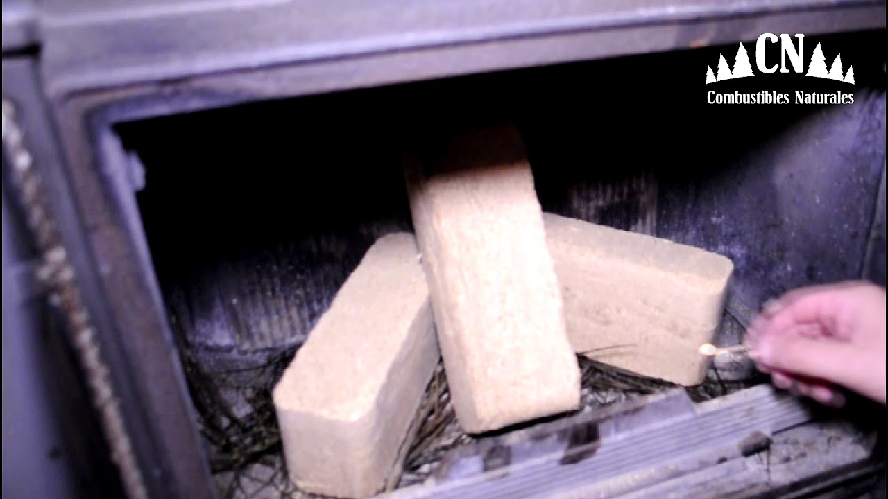 VIDEO COMPARATIVA COMBUSTIÓN LEÑA - BRIQUETAS DE MADERA