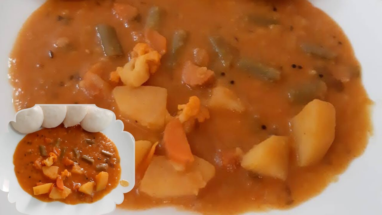 Sambar Curry recipe Without Sambar powder | South Indian Sambar curry ...