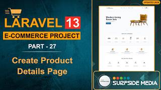 27. Laravel 13 E-Commerce Project - Create Product Details Page