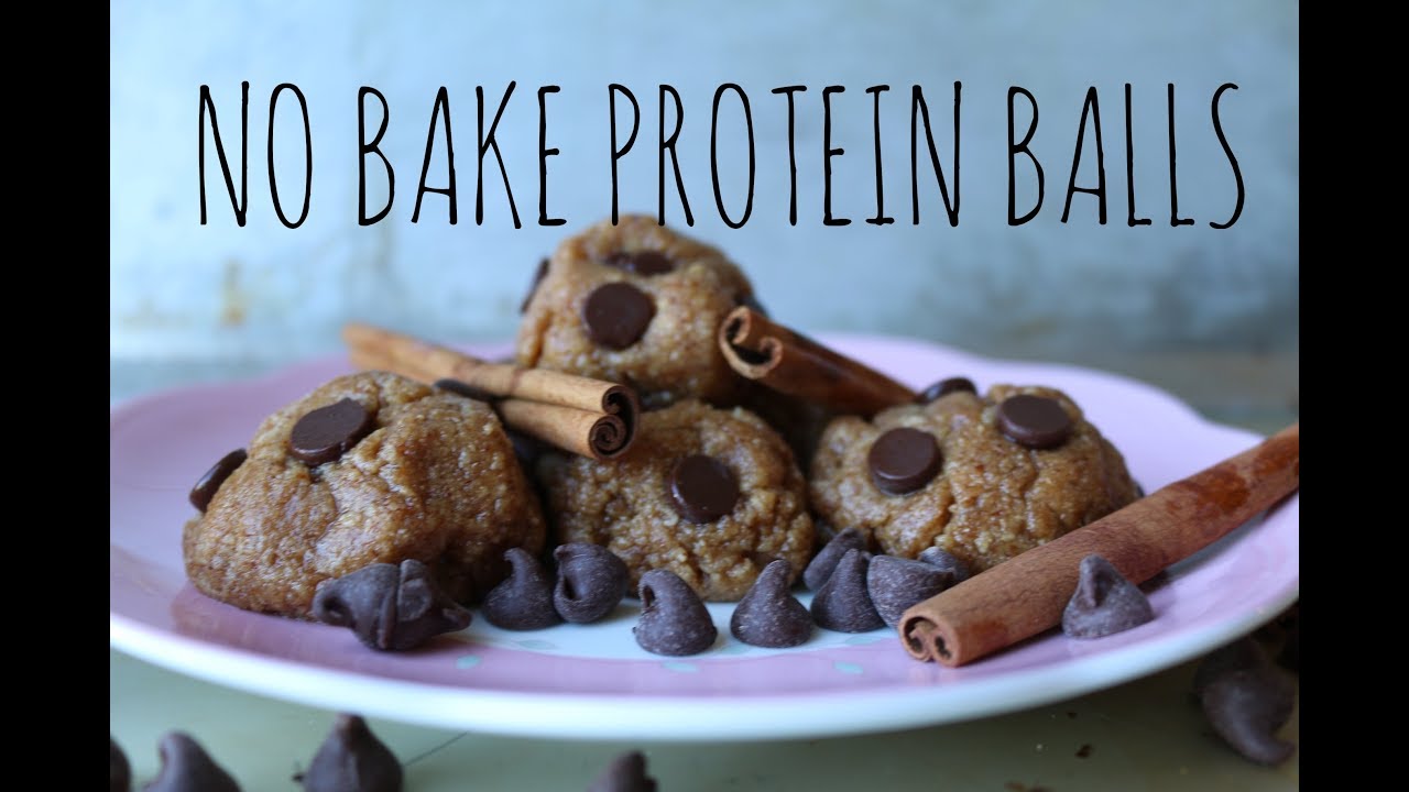 Cookie Dough Protein Balls No Bake Protein Balls YouTube
