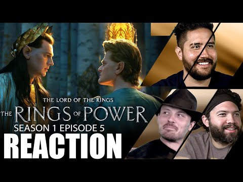 The Rings of Power 1x5 REACTION!! "Partings"