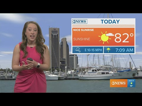 Sunny skies, low humidity Wednesday - YouTube
