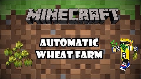 Minecraft PS4 I Tutorial - Automatic wheat farm