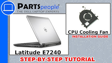 Dell Latitude E7240 CPU Cooling Fan How-To Video Tutorial