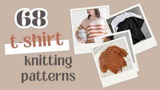 Summer Knit T Shirt Patterns - Christie Archer Designs - Knitting Podcast