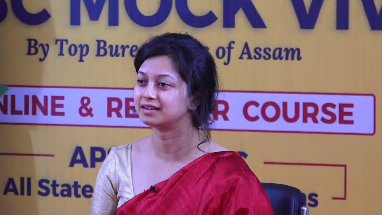 APSC Mock Viva -2020 | Miss Barsha  Talukdar (ACS - Rank - 66) | APSC CCE 2018