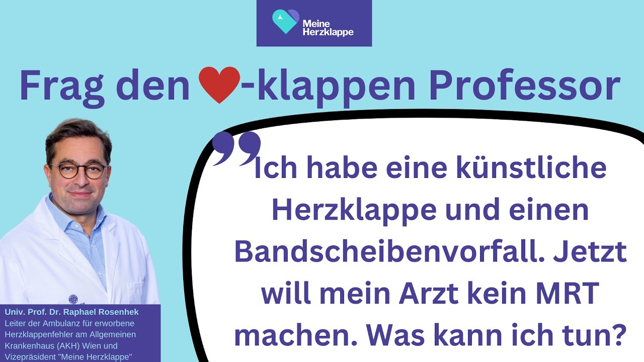 Kann ich trotz knstlicher Herzklappe ein MRT machen?