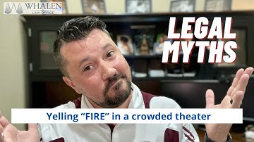 Legal Mythbusting Series: Yelling “FIRE” in a crowded theater