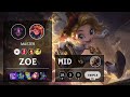 Zoe Mid vs Zed - KR Master Patch 10.23