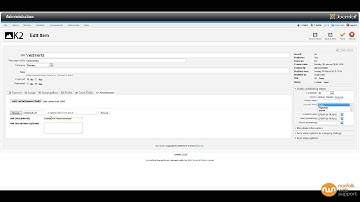 How to add an attachment to a joomla k2 item