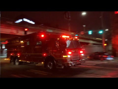 Seattle FD Hazmat Task Force responding (6 units)! - YouTube