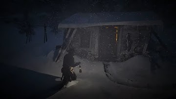 Arthur Finds Refuge From A Blizzard | RDR2 ASMR