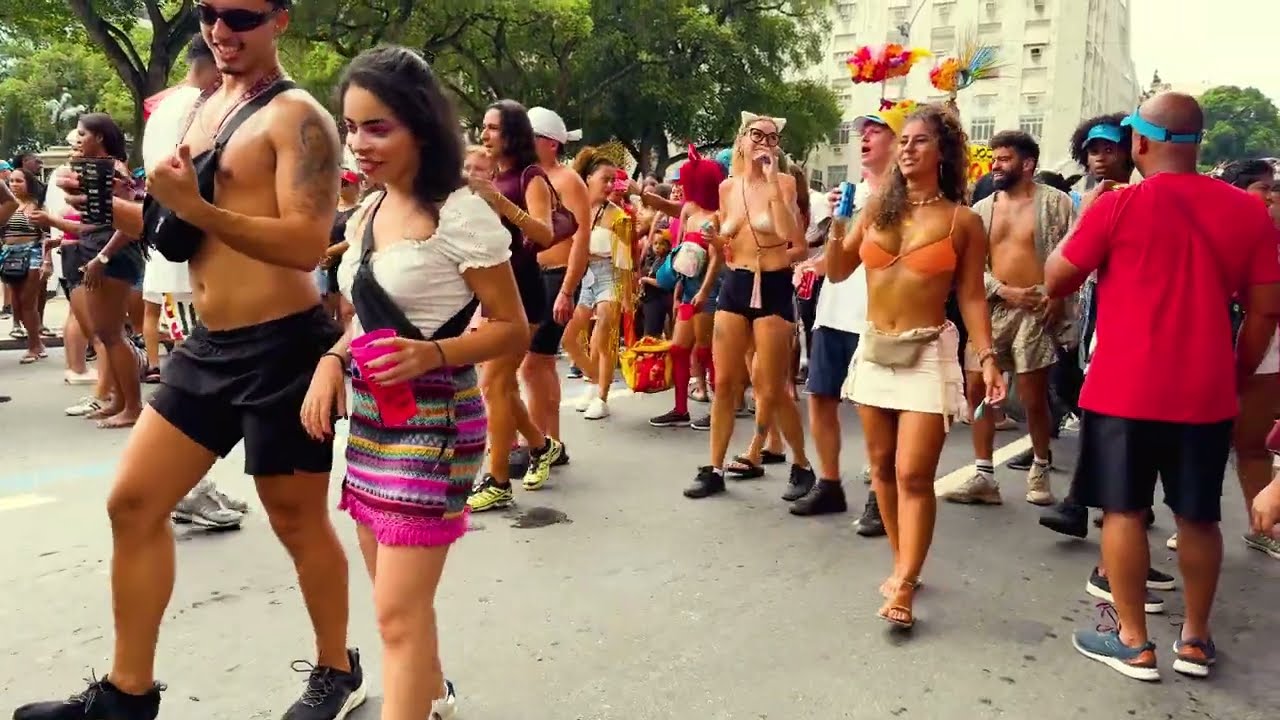 Rio Carnival Walk 2025 🎉 Crazy Street Party in Rio de Janeiro | Brazil Carnival Festival 4K Vibes