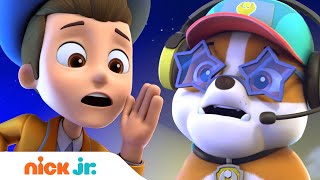 DJ Rubble Rescues Luke Stars! ⭐ w/ PAW Patrol Marshall & Zuma | Rubble 