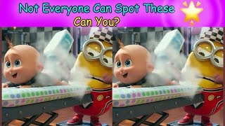 Spot 3 differences | Despicable Me