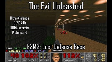 Doom: The Evil Unleashed - E3M3: Lost Defense Base (UV-MAX)