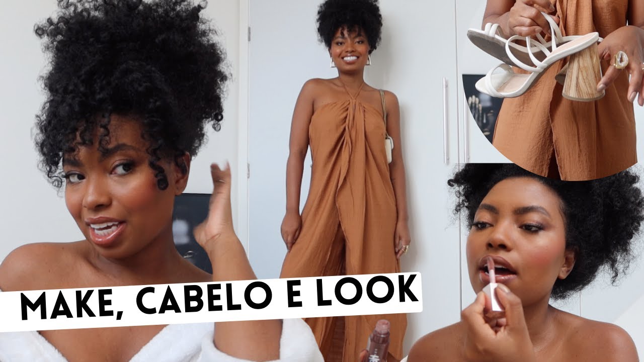 ARRUME-SE COMIGO PARA UM CASAMENTO make, cabelo e look Camila Nunes