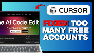 TE VEEL GRATIS PROEFACCOUNTS GEBRUIKT OP DEZE MACHINE CURSOR AI 2025!