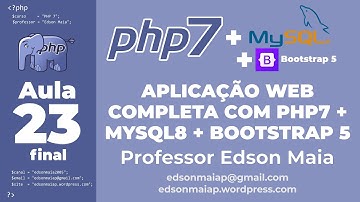 Curso de PHP 7 Projeto Completo com PHP 7, MySQL 8 e Bootstrap 5 [Parte 6 final]