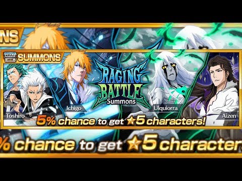 Bleach Brave Souls: Summons Raging Battle!!! 500 orbs HOJE ELE TA PODEROSO!!! - Omega Play