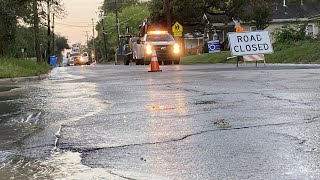 Major water leak causes road, school closures in Lufkin