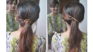 4 Easy Ponytail Hairstyles Quick Easy Girls Hairstyles Glamrs