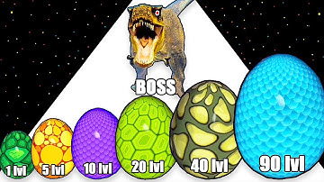 EVOLUTION From EGG To DINOSAUR BOSS! 🦖 Dino Merge Run — Unlocked the Secret Dino! [Max LVL]