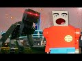 CREEPY MONSTER CHASES US THROUGH LEGO CITY! - Brick Rigs Survival Multiplayer Gameplay