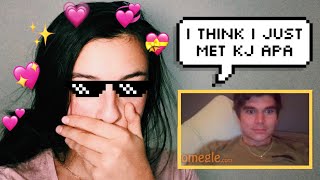 MEETING KJ APA&#39;S TWIN ON OMEGLE (feat. my brother)