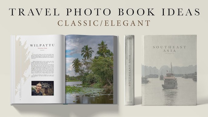 Travel Photo Book Inspiration/Ideas, Minimalist/Elegant