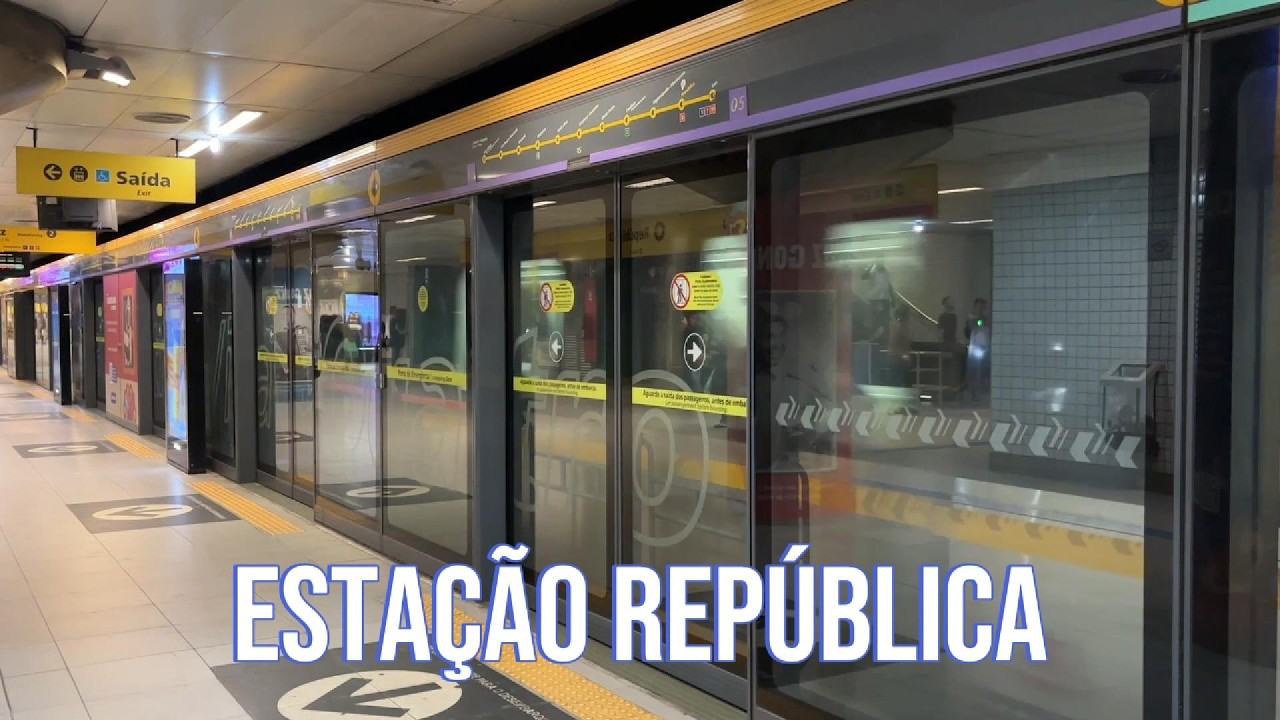 Estação República | Linhas 3 - Vermelha e 4 - Amarela | São Paulo - SP