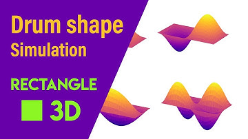 Rectangular Membrane Animation in 3D