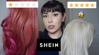 I TRY CHEAP SHEIN WIGS! (I was SHOOK)