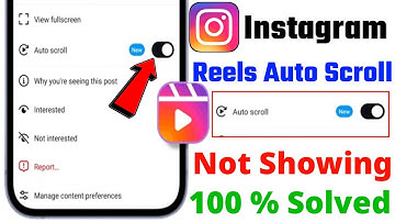 instagram reels auto scroll option not showing problem 2025 | instagram auto scroll not showing