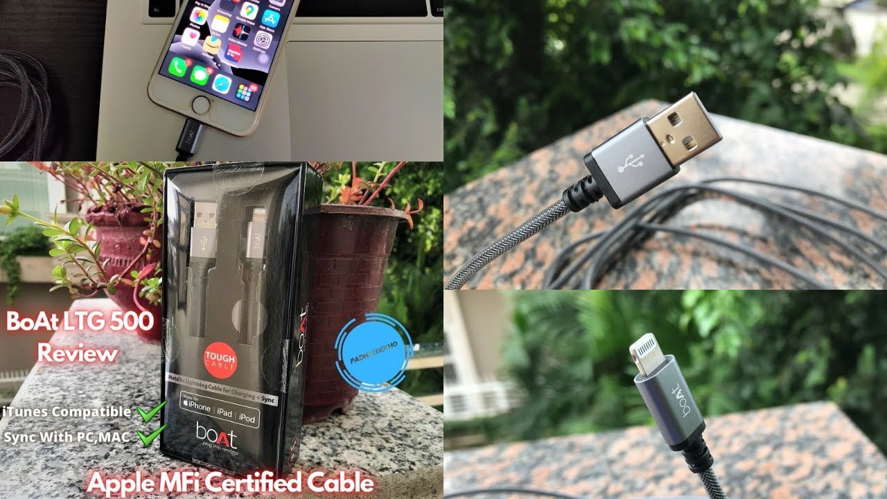 BoAt LTG 500 Review Apple MFi Certified Lightning Cable For Half The