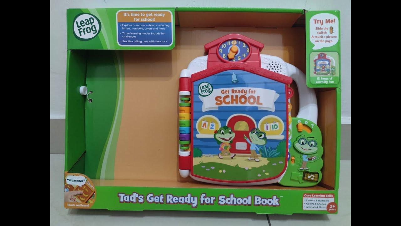 Leapfrog Tad S Get Ready For School Book Youtube