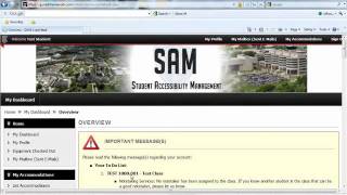 Change a Request for Accommodations in SAM
