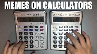 I played Meme Songs on a Music CALCULATOR!