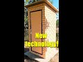 Outdoor Toilet, Shower, Shed BUILD   NEW TECHNOLOGY #shorts