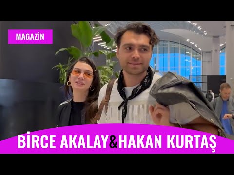 Birce Akalay ve Sevgilisi Hakan Kurtaş EVLENİYOR Mu? Havalimanında...