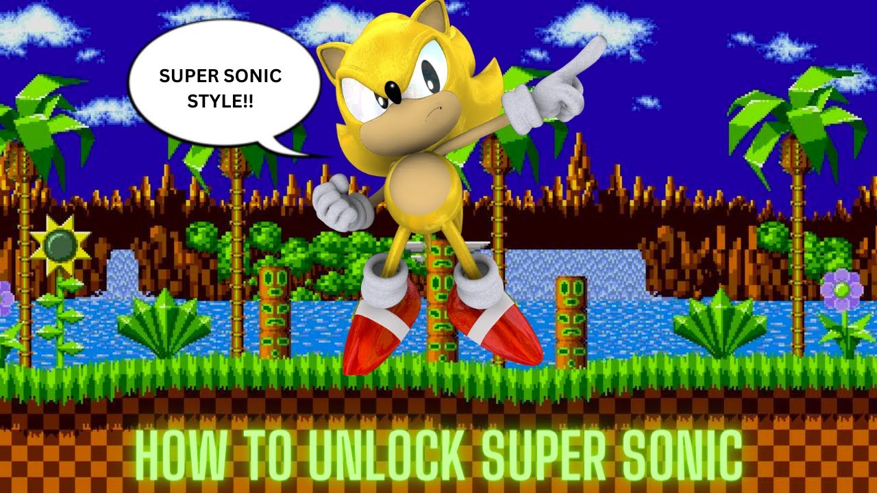 Sonic Superstars - How to unlock Super Sonic