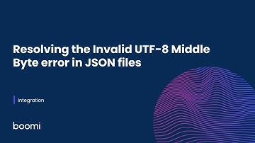 Resolving the Invalid UTF-8 Middle Byte error in JSON files