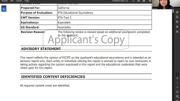Overcoming Credentialing Deficiencies to Become a Licensed Physical Therapist/PTA in USA/California