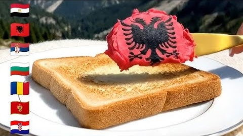Spreading Glass Flags On Toast AI ASMR Part 5 - Oddly Satisfying