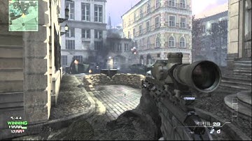 Mw3 Gamebattles 2v2 match, with QUICKSCOPING! [HD]