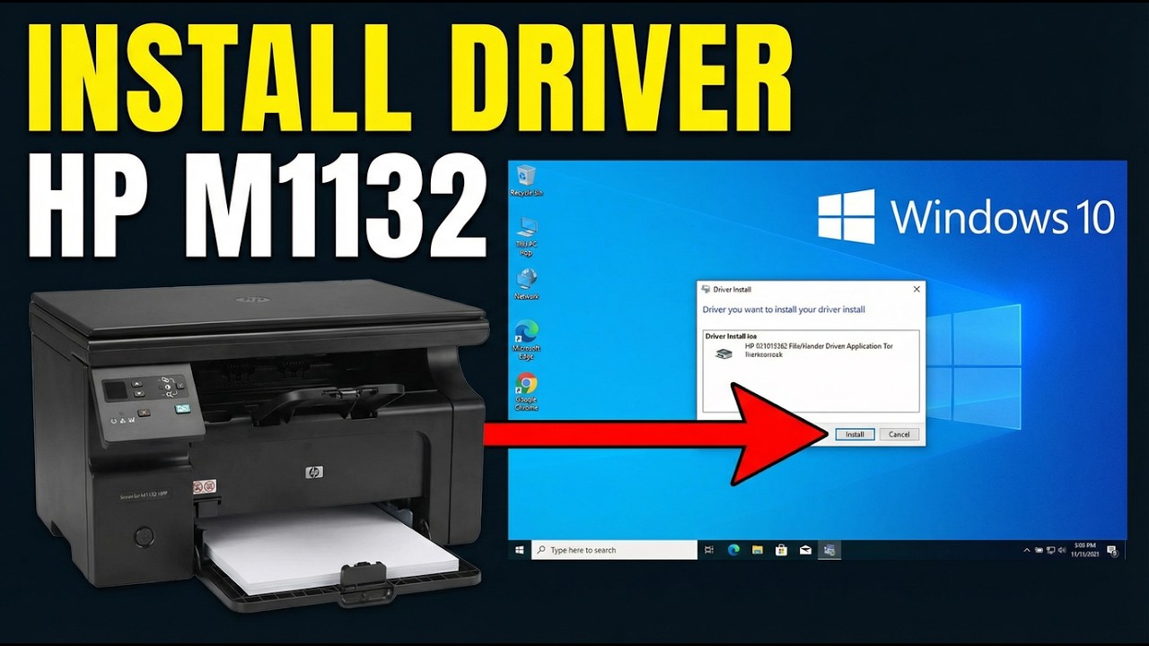 HP LaserJet Pro M1132 MFP Driver Installation on Windows 10 PC – Easy ...