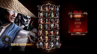 Mortal Kombat 9 - Expert Tag Ladder (Quan Chi & Raiden/3 Rounds/No Losses)