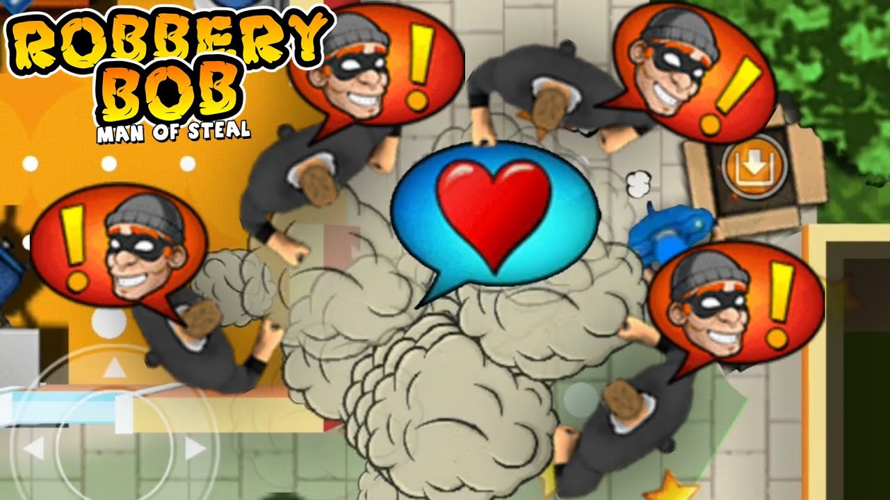 Robbery Bob - Blue Police vs All Police Funny Gameplay Part 26