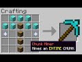 Minecraft UHC but you can craft a “Chunk Miner Pickaxe”..